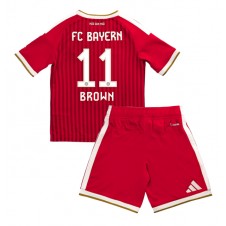 Bayern Munich Nathaniel Brown #11 Hemmaställ Barn 2026-27 Korta ärmar (+ Korta byxor)